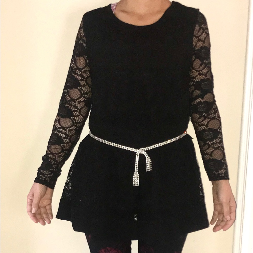 ⚡️3 for $30, Lace Tunic/Mini Dress